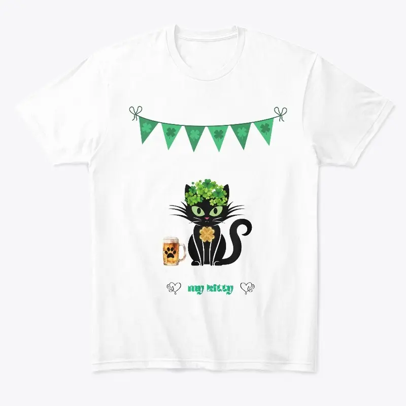 Irish Pride Black Kitty